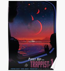 Trappist 1 - Weltraumreiseplakat Poster