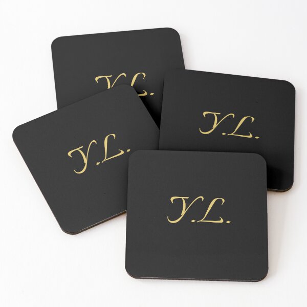 Item preview, YL Initials | Gold Lettering | Personalised Gifts designed and sold by Avo And Sriracha.