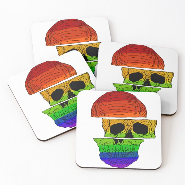 Item preview, Rainbow skull fragmented designed and sold by ArtBySandmage.