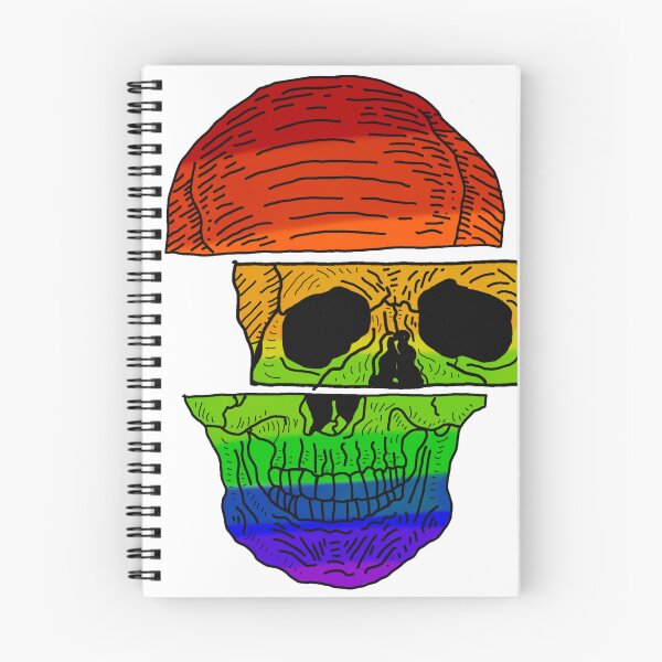 Item preview, Rainbow skull fragmented designed and sold by ArtBySandmage.
