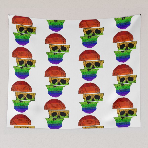 Item preview, Rainbow skull fragmented designed and sold by ArtBySandmage.