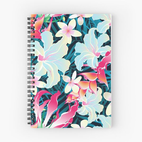 Item preview, Colorful tropical flowers designed and sold by AdamFahey.
