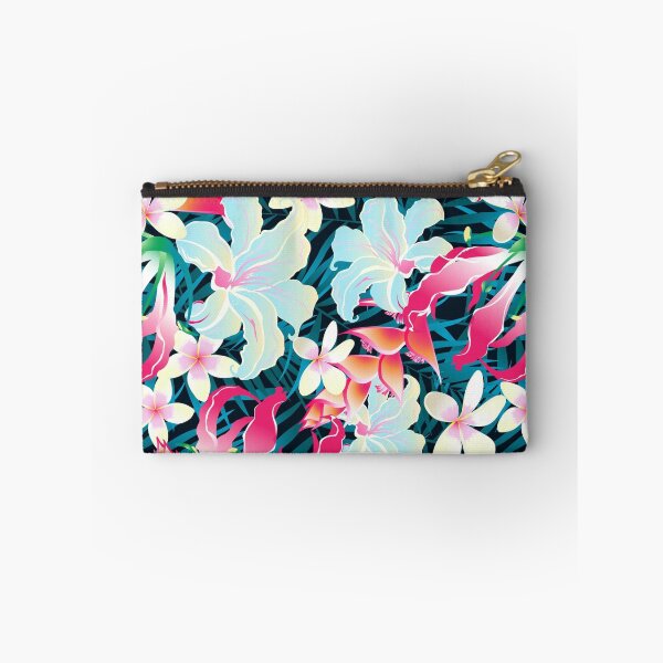Item preview, Colorful tropical flowers designed and sold by AdamFahey.
