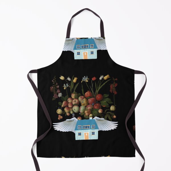 Item preview, Flying Fruit Home 1 (in black) | Apples | Pears | Peaches | Funny designed and sold by CosmicStory.