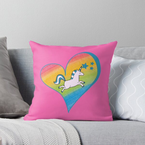 Item preview, Unicorn Rainbow Heart & Stars designed and sold by DaydreamerDzine.