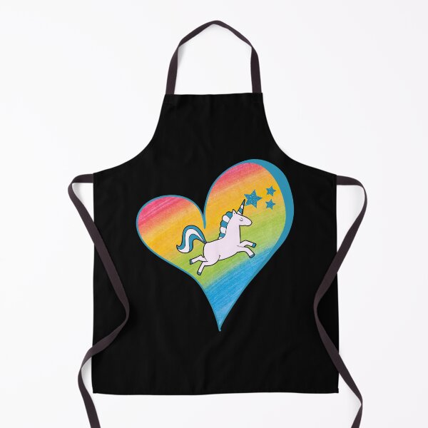 Item preview, Unicorn Rainbow Heart & Stars designed and sold by DaydreamerDzine.