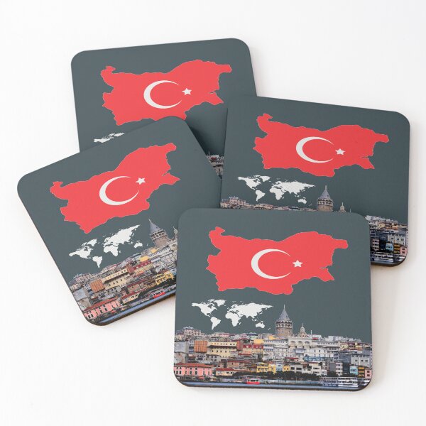 Item preview, Turkey Flag  designed and sold by FunZoo.