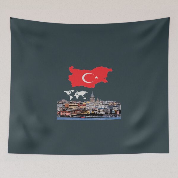 Item preview, Turkey Flag  designed and sold by FunZoo.