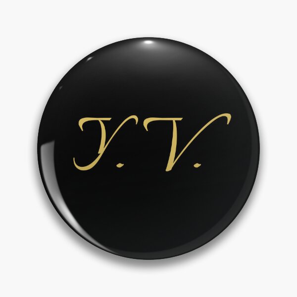 Item preview, YV Initials | Gold Lettering | Personalised Gifts designed and sold by Avo And Sriracha.