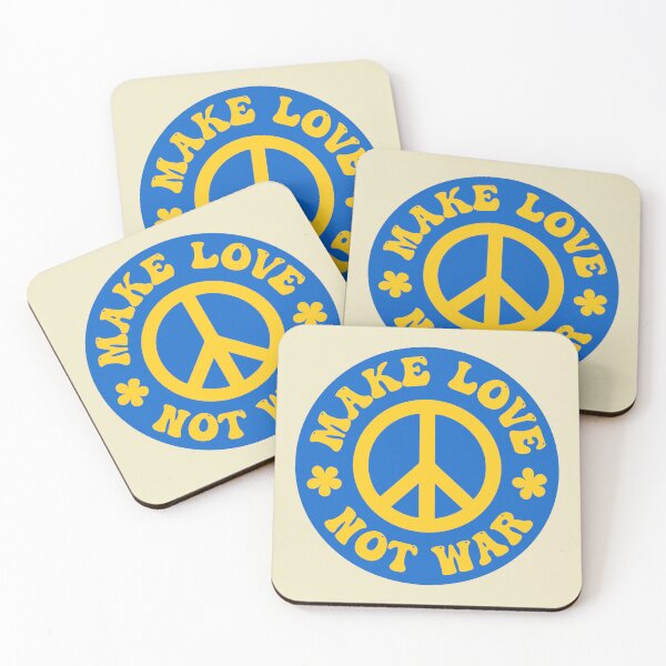 Item preview, Make love not war, i stand with Ukraine designed and sold by retrippy.