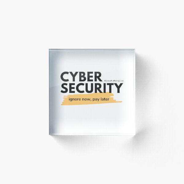 Aperçu de l'œuvre Cybersécurité - Ignorez maintenant, payez plus tard créée et vendue par ETFStore.