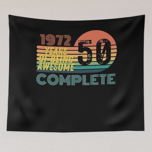 Item preview, 50 Year Old Birthday Gift Level 1972 designed and sold by UniqueBPresent.
