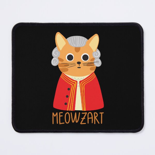Item preview, Meowzart Cat T-Shirt Pun Classical Music Piano Funny designed and sold by RedArtsDesign.