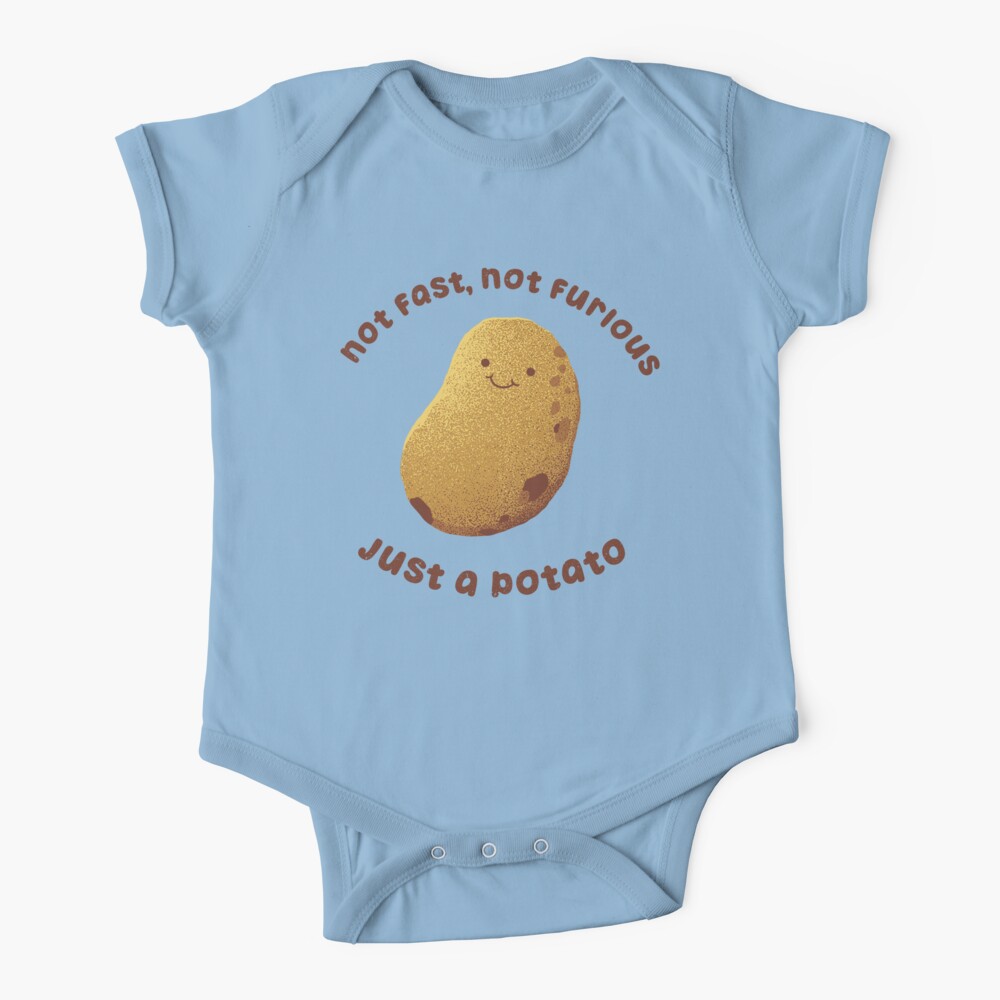 Not Fast Not Furious, Just a Potato by Tobe Fonseca Baby One-Piece