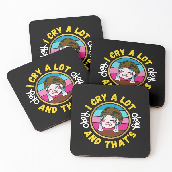 Item preview, I Cry A Lot And That's OK - Funny OK Quotes | Funny OK Meme designed and sold by Delandor.
