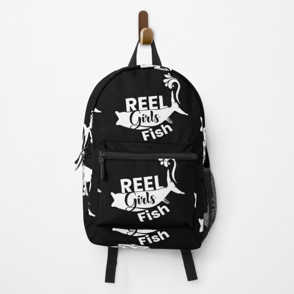Item preview, Funny Reel Girls Fish Bass Fishing, Fisherwoman Design designed and sold by Nemcha-Tee.