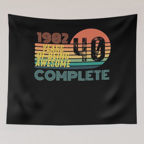 Item preview, 40 Year Old Birthday Gift Level 1982 designed and sold by UniqueBPresent.