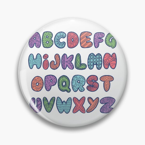 Item preview, Pastel Alphabet designed and sold by ontheoutside.