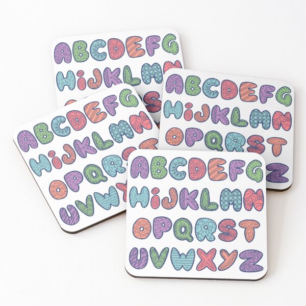 Item preview, Pastel Alphabet designed and sold by ontheoutside.