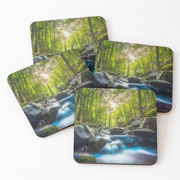 Item preview, Stream waterfall inside a forest. Apennines, Italy. designed and sold by Stefano Orazzini.