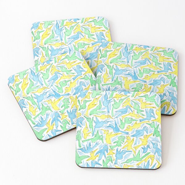 Item preview, Blue, Green & Yellow Birds designed and sold by KristenAlicia.