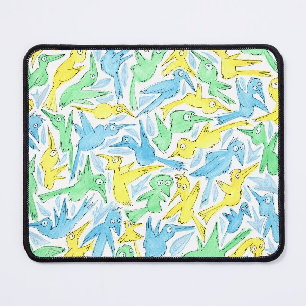 Item preview, Blue, Green & Yellow Birds designed and sold by KristenAlicia.