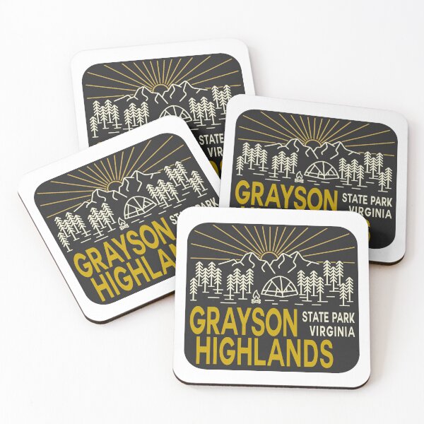 Item preview, Grayson Highlands State Park Square Sunrise designed and sold by VanyaKar.