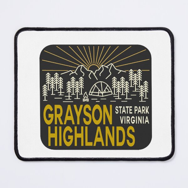 Item preview, Grayson Highlands State Park Square Sunrise designed and sold by VanyaKar.