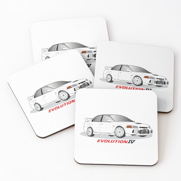 Item preview, Mitsubishi Evo IV designed and sold by CarTooned.
