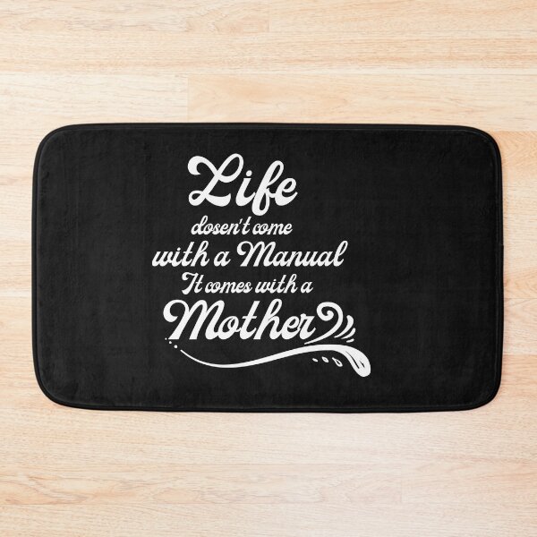 Item preview, Life Doesn't Come With A Manual It Comes With A Mother - Mothers Day 2022 designed and sold by Rainbow Designs.