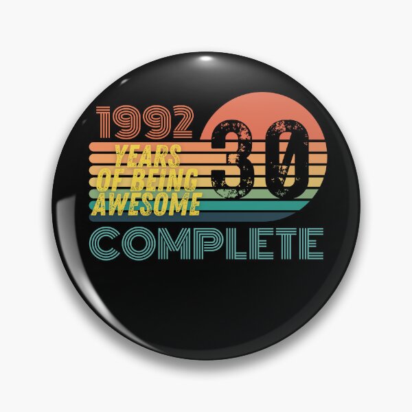 Item preview, 30 Year Old Birthday Gift Level 1992 designed and sold by UniqueBPresent.