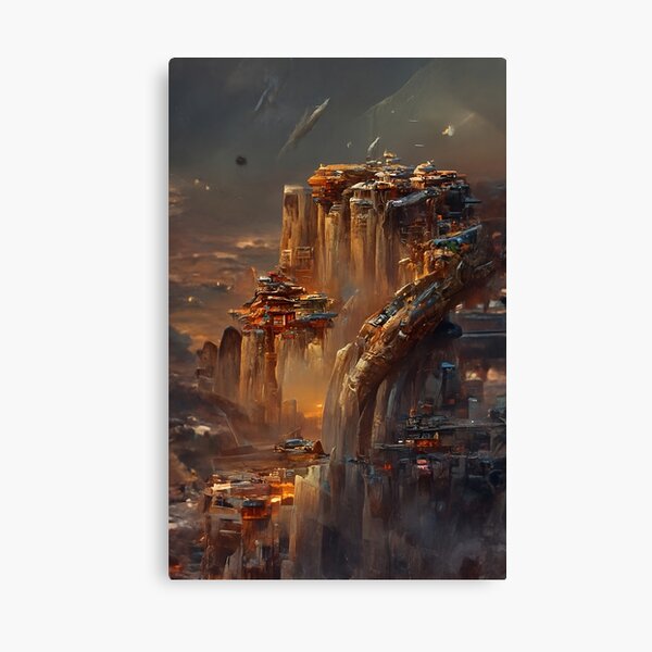 Desolate Civilisation: 2A Canvas Print