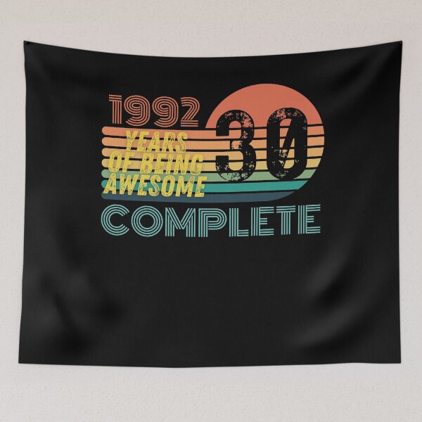 Item preview, 30 Year Old Birthday Gift Level 1992 designed and sold by UniqueBPresent.