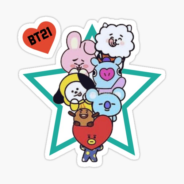 bt21 baby sticker for sale by theclassic2 redbubble