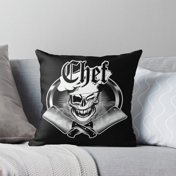 Item preview, Winking Chef Skull and Crossed Cleavers 7 designed and sold by sdesiata.