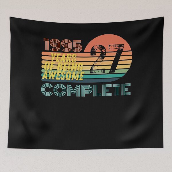 Item preview, 27 Year Old Birthday Gift Level 1995 designed and sold by UniqueBPresent.