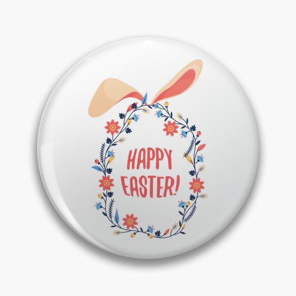 Item preview, Cute happy easter egg with bunny ears designed and sold by -LemonTee-.
