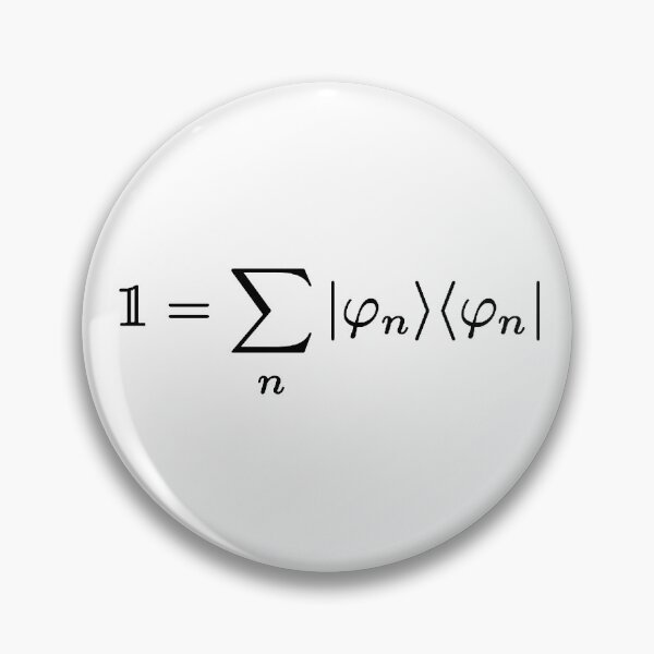Item preview, completeness relation of bases in quantum mechanics designed and sold by NoetherSym.