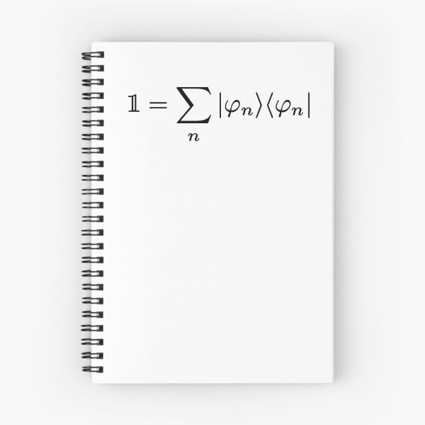 Item preview, completeness relation of bases in quantum mechanics designed and sold by NoetherSym.