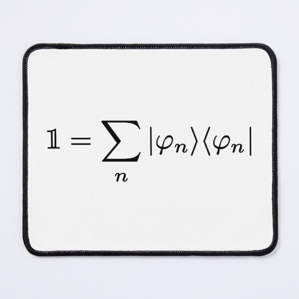 Item preview, completeness relation of bases in quantum mechanics designed and sold by NoetherSym.