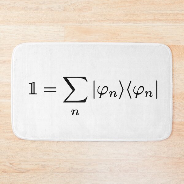 Item preview, completeness relation of bases in quantum mechanics designed and sold by NoetherSym.