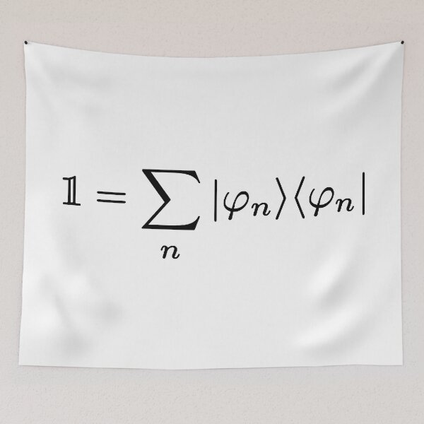 Item preview, completeness relation of bases in quantum mechanics designed and sold by NoetherSym.