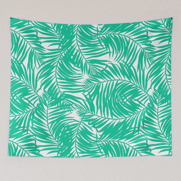 Item preview, Tropical green palm leaves designed and sold by AdamFahey.