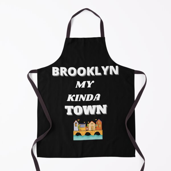 Item preview, BROOKLYN MY KINDA TOWN, BLACK WITH BRICK HOUSES designed and sold by DoloresAlaire.