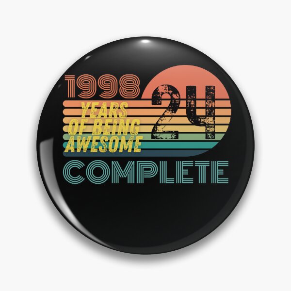 Item preview, 24 Year Old Birthday Gift Level 1998 designed and sold by UniqueBPresent.
