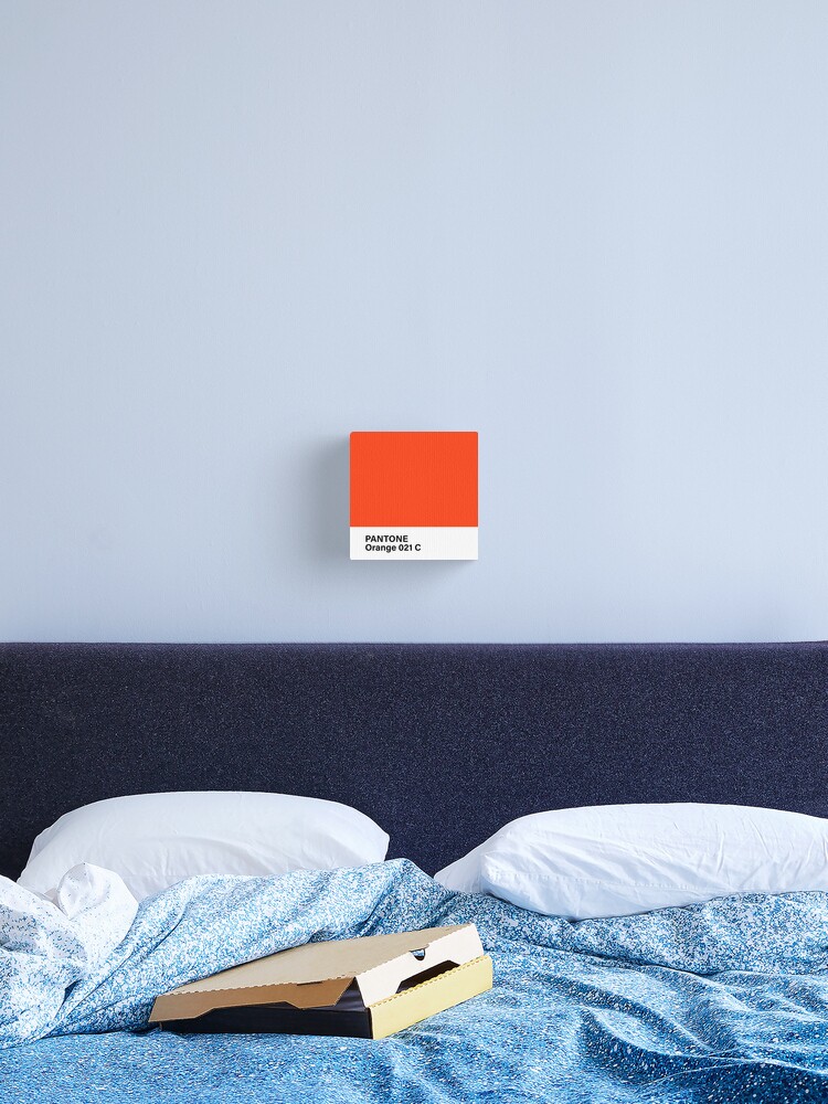 pantone Orange 021 C Canvas Print for Sale by princessmi-com