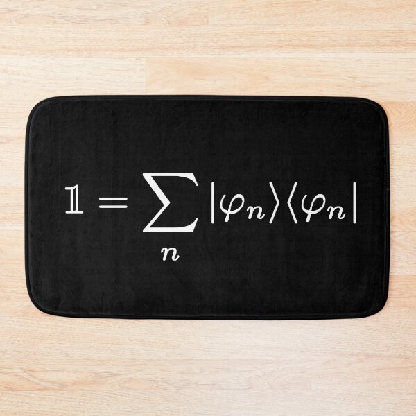 Item preview, Completeness relation of bases in quantum mechanics dark version designed and sold by NoetherSym.