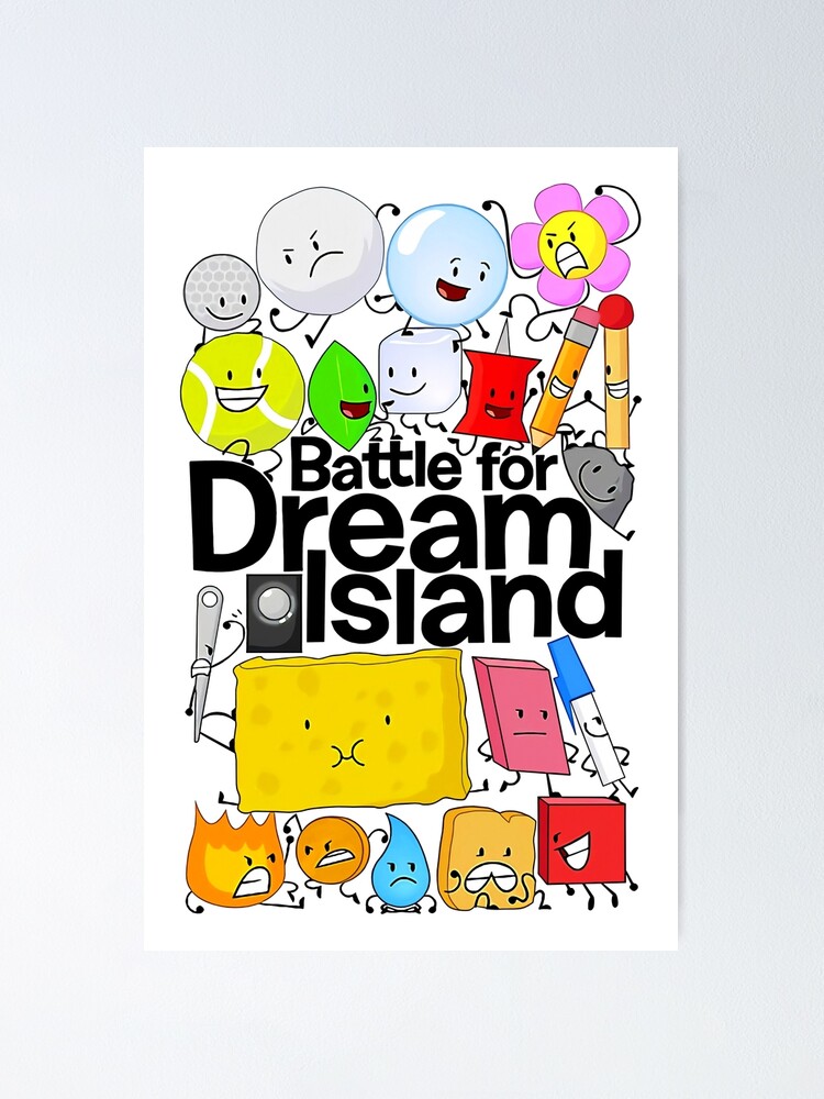 BFDI Characters  Poster for Sale by LadyShop0