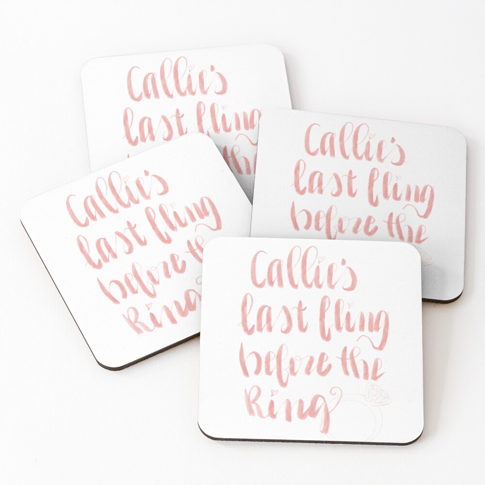 Item preview, Coasters (Set of 4) designed and sold by CabinThreadCo.