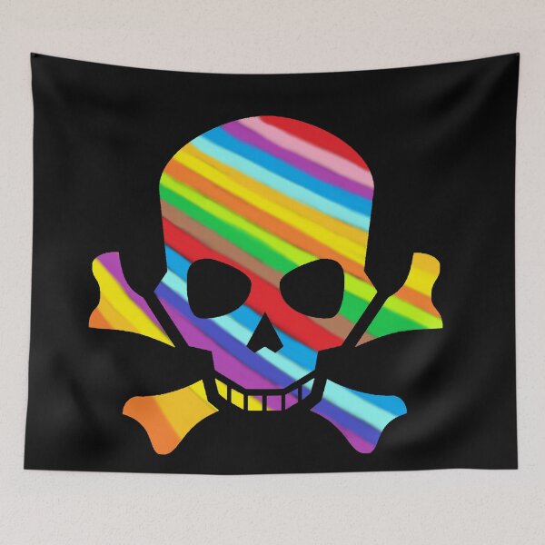 Item preview, Rainbow Cross Bones designed and sold by WinkyDoodle.